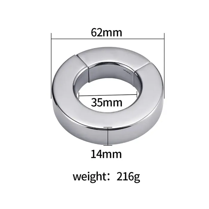 XCite Male Sex Toys XCite Magnetic Ball Stretcher Stainless Steel 14mm