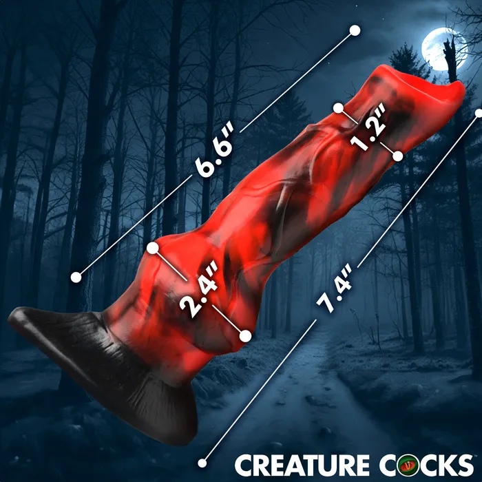 Creature Cocks Vibra Beast Vibrating Silicone Dildo Female Sex Toys