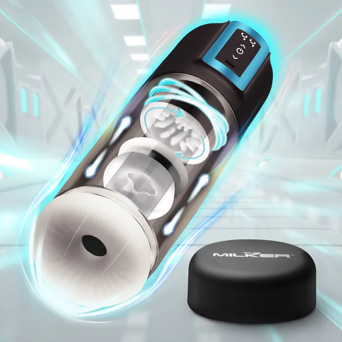 The Milker Male Sex Toys RotoStroke Thrusting Rotating Masturbator