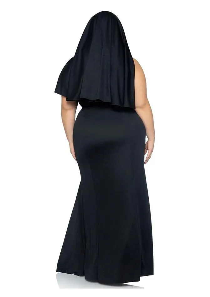 Leg Avenue Female Sex Toys Leg Avenue Sultry Sinner Dual Slit Garter Dress with Vinyl Cross Detail Vinyl Collar and Nun Habit Leg Avenue Female Sex Toys Leg Avenue Sultry Sinner Dual Slit Garter Dress with Vinyl Cross Detail Vinyl Collar and Nun Habit