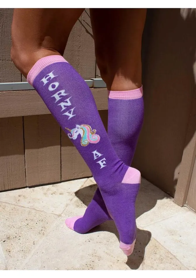 Leg Avenue Horny AF Knee Socks Leg Avenue Vibrators