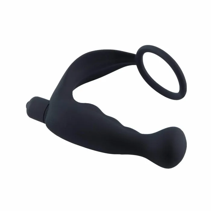 Male Sex Toys Ribbed Prostate Massager with Ring Love Plugs
