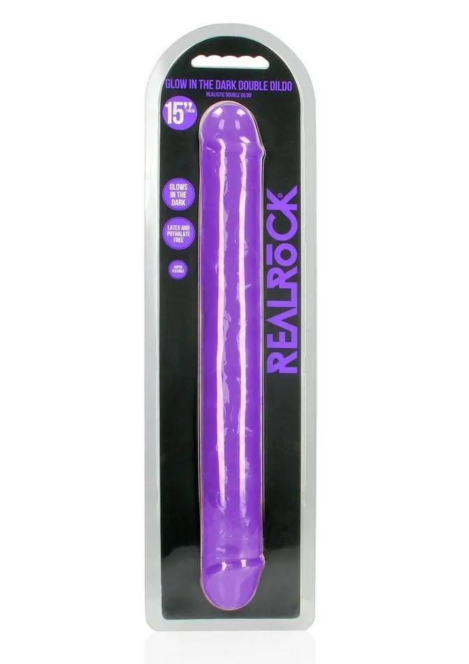 Real Rock Dildos Realrock Double Dong Glow In The Dark Dildo