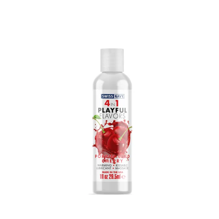 The Toolshed AU Playful Flavours 4 In 1 Poppin Wild Cherry 1oz Female Sex Toys
