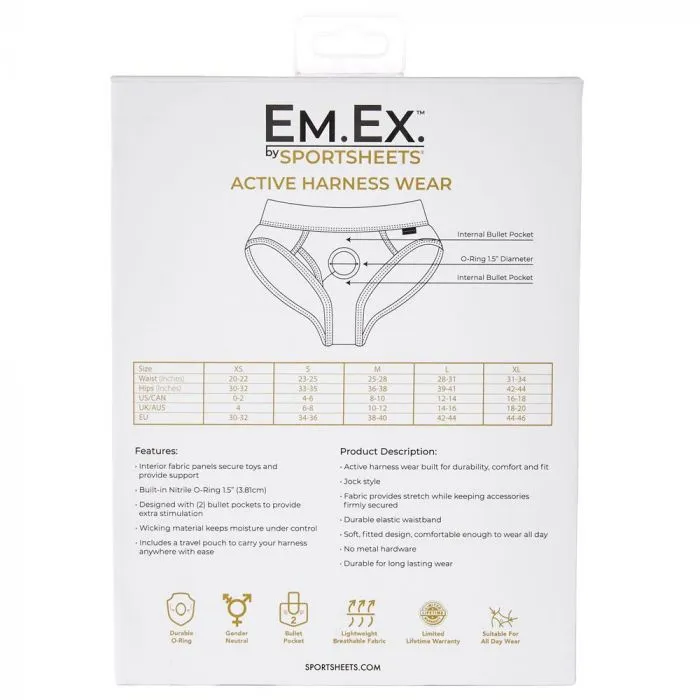 Female Sex Toys ItsForMyFriend Sportsheets EmEx Active Harness Wear Contour XXL