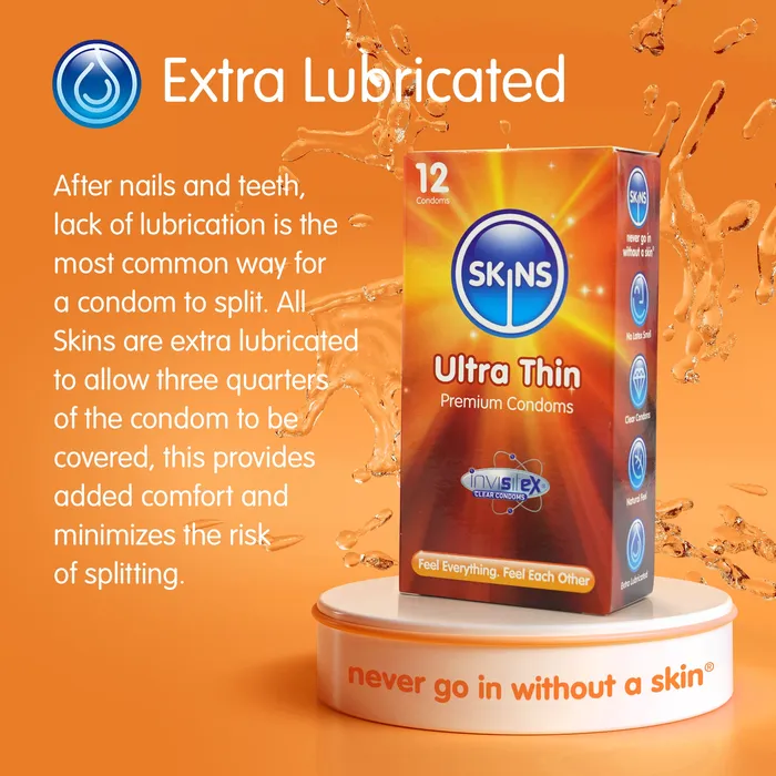 Skins Condoms Ultra Thin Cube 16 Pack Skins Male Sex Toys