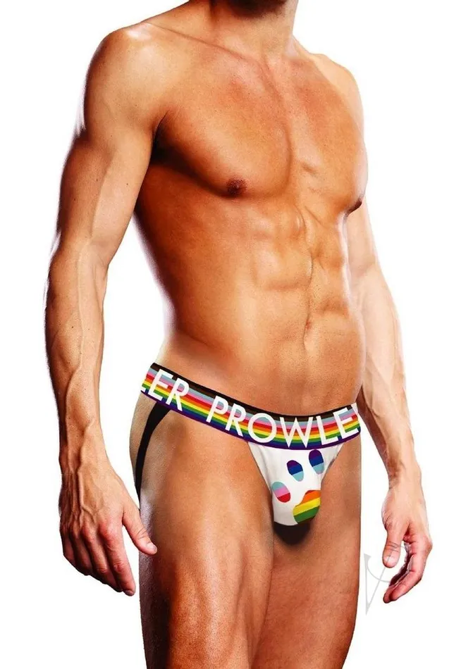 Anal Prowler Prowler White Oversized Paw Jock XLarge WhiteRainbow Anal Prowler Prowler White Oversized Paw Jock XLarge WhiteRainbow