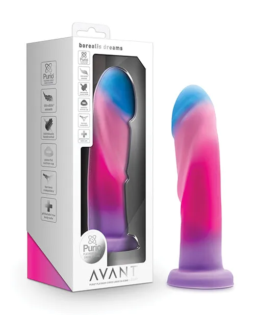 Avant Dildos Avant Borealis Dreams Silicone Dildo Cotton Candy Multicolor Avant Dildos Avant Borealis Dreams Silicone Dildo Cotton Candy Multicolor