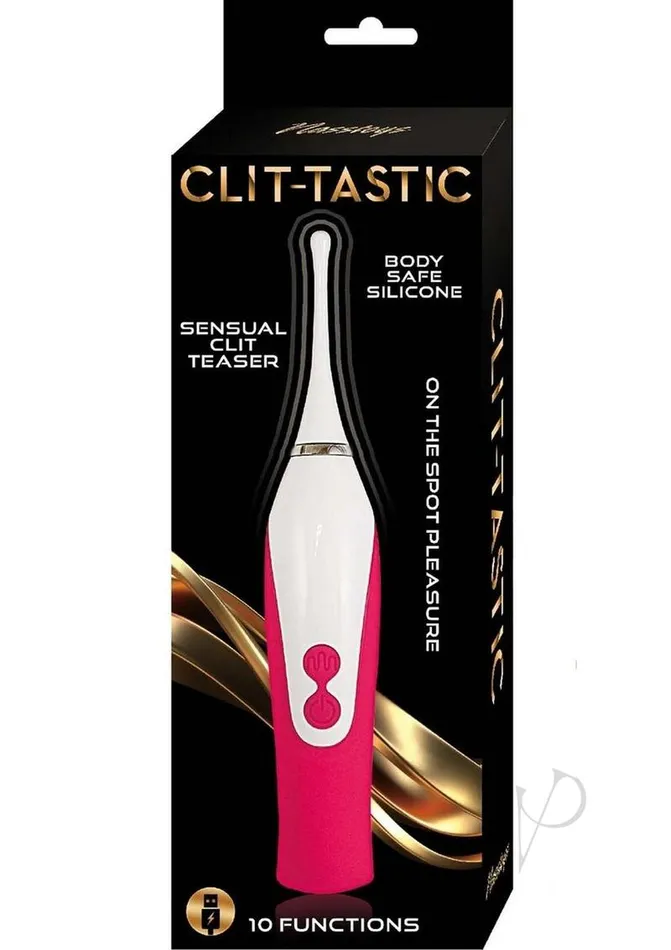 ClitTastic Sensual Clit Teaser Rechargeable Silicone Clitoral Vibrator Rose Red Nasstoys Female Sex Toys ClitTastic Sensual Clit Teaser Rechargeable Silicone Clitoral Vibrator Rose Red Nasstoys Female Sex Toys