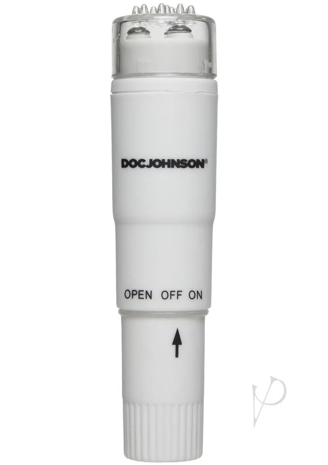 Doc Johnson Vibrators White Nights Velvet Touch Pocket Rocket Waterproof White Doc Johnson Vibrators White Nights Velvet Touch Pocket Rocket Waterproof White