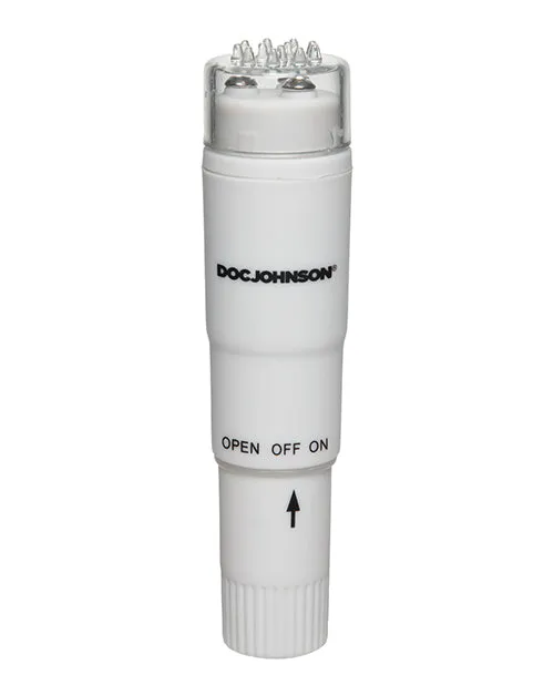 Doc Johnson Vibrators White Nights Velvet Touch Pocket Rocket Waterproof White Doc Johnson Vibrators White Nights Velvet Touch Pocket Rocket Waterproof White