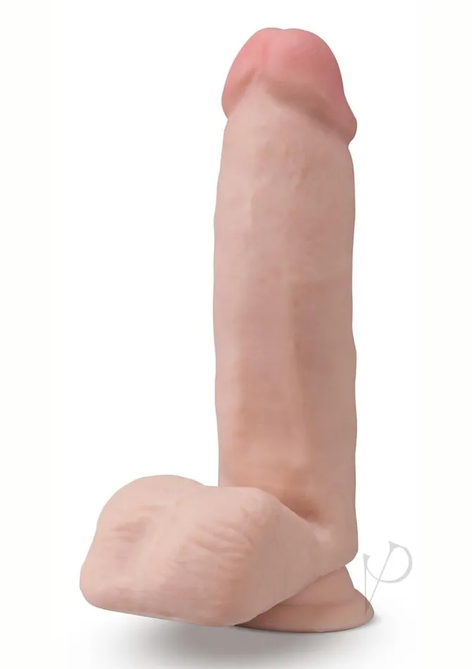 Dr Skin Dr Skin Plus Gold Collection Posable Dildo with Balls and Suction Cup 7in Vanilla Dildos Dr Skin Dr Skin Plus Gold Collection Posable Dildo with Balls and Suction Cup 7in Vanilla Dildos