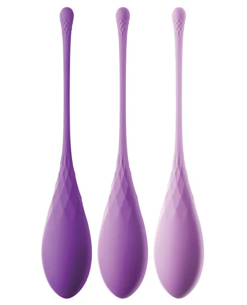 Female Sex Toys Fantasy For Her Fantasy For Her Silicone Kegel Train Her Set Purple