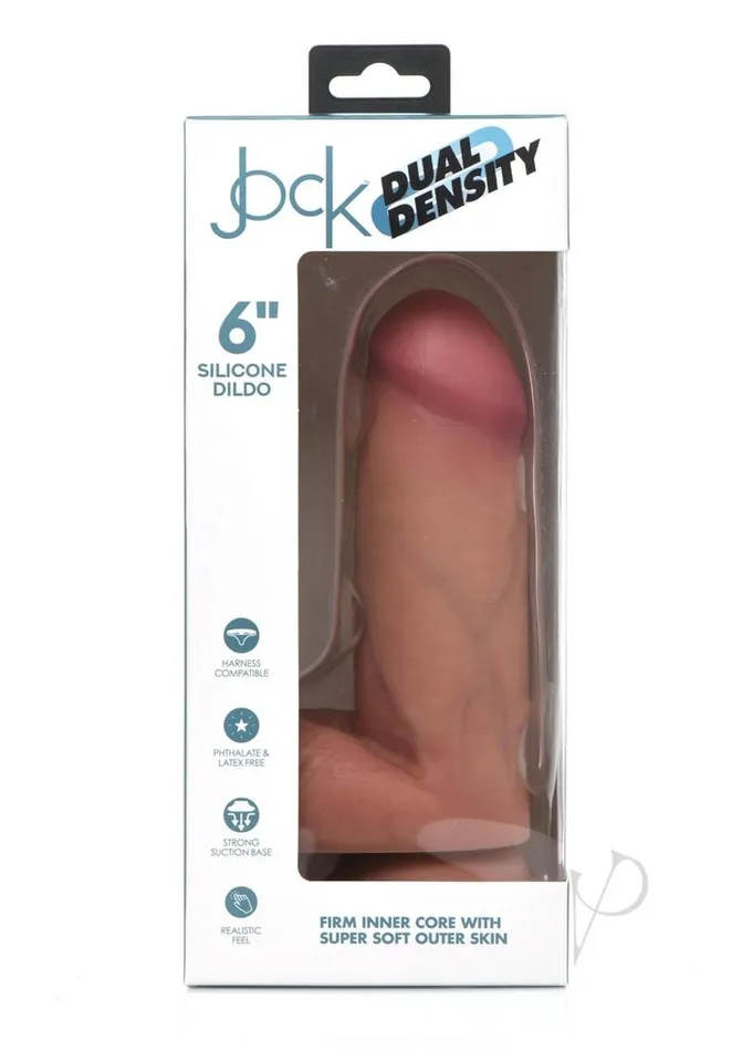 Female Sex Toys Jock Jock Dual Density Silicone Dildo with Balls 6in Vanilla Female Sex Toys Jock Jock Dual Density Silicone Dildo with Balls 6in Vanilla