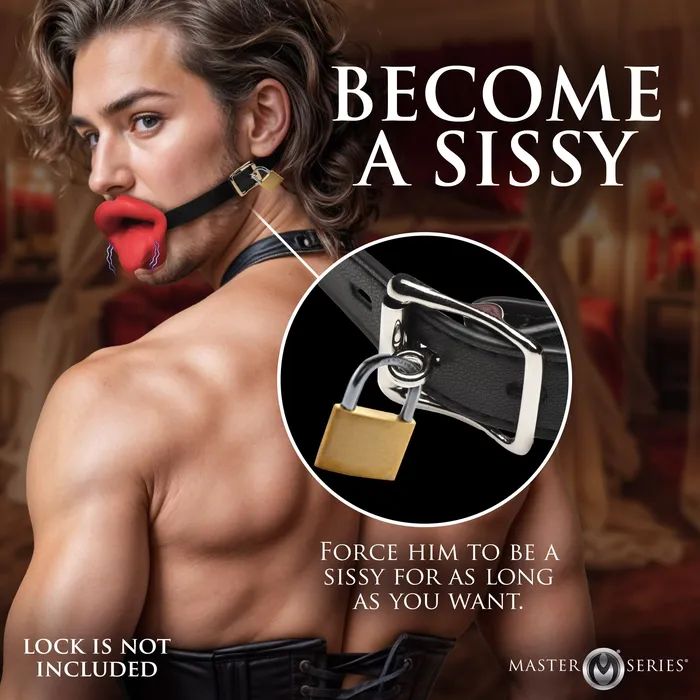 Female Sex Toys Master Series Vibrating Sissy Mouth Gag