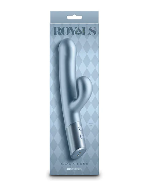 Female Sex Toys Royals Royals Countess Rechargeable Silicone Rabbit Vibrator Blue Female Sex Toys Royals Royals Countess Rechargeable Silicone Rabbit Vibrator Blue