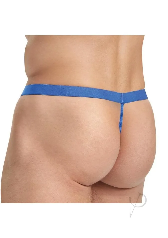 Lace King Vibrators Lace King Lace GString MediumLarge Blue