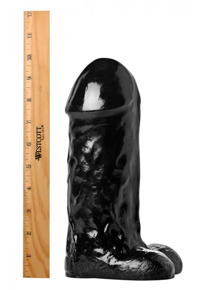 Master Cock Master Cock The Cyclops 10in Dildo Black Dildos