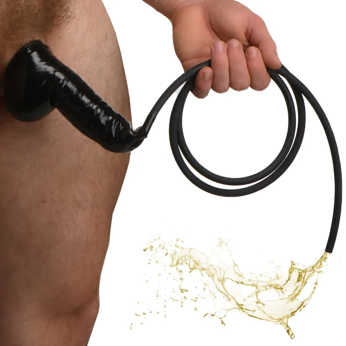 Master Series Guzzler Realistic Penis Sheath with Tube Male Sex Toys