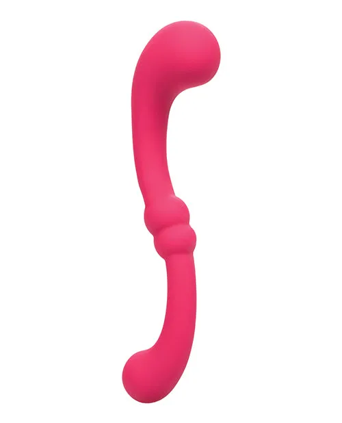 Pretty Little Wands Curvy Rechargeable Silicone Vibrator Red Pretty Little Wands Vibrators