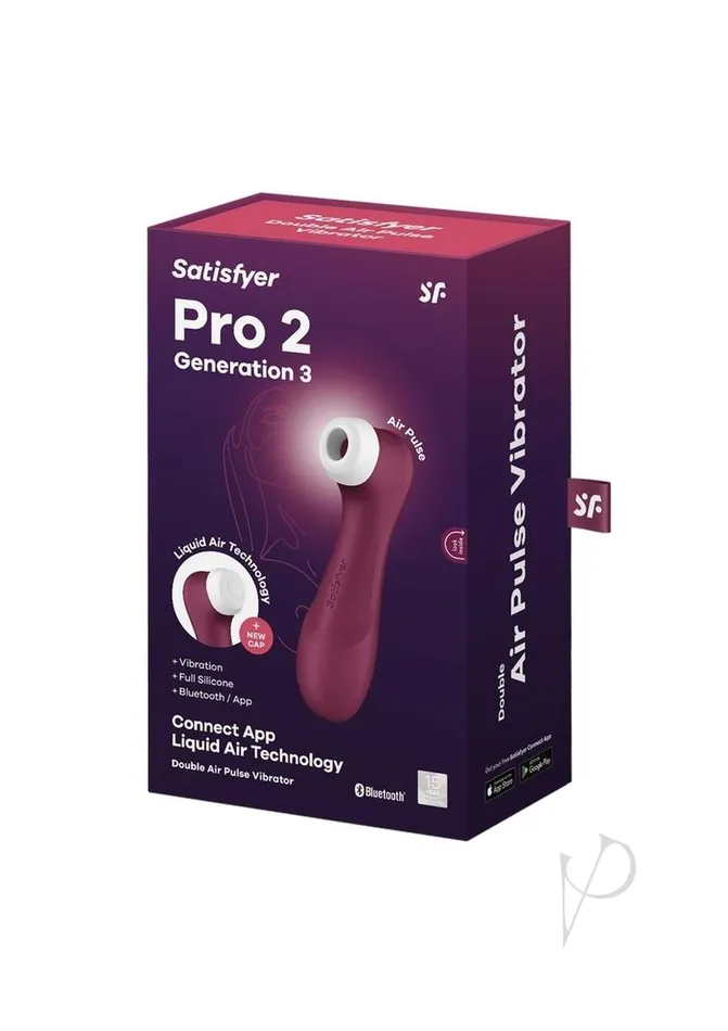 Satisfyer Pro 2 Generation 3 with Connect App Rechargeable Silicone Clitoral Stimulator Red Satisfyer Female Sex Toys Satisfyer Pro 2 Generation 3 with Connect App Rechargeable Silicone Clitoral Stimulator Red Satisfyer Female Sex Toys