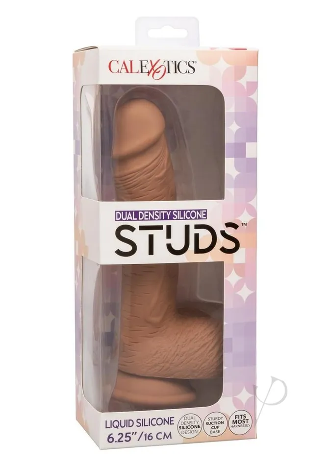 Silicone Studs Dual Density with Suction Cup Base 625in Chocolate Studs Female Sex Toys Silicone Studs Dual Density with Suction Cup Base 625in Chocolate Studs Female Sex Toys