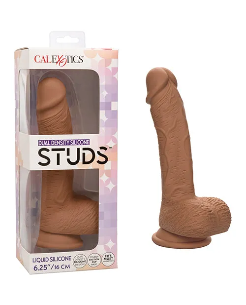 Silicone Studs Dual Density with Suction Cup Base 625in Chocolate Studs Female Sex Toys Silicone Studs Dual Density with Suction Cup Base 625in Chocolate Studs Female Sex Toys