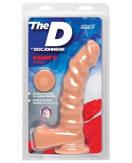 The D Ragin D Ultraskyn Dildo with Balls 9in Vanilla The D Dildos The D Ragin D Ultraskyn Dildo with Balls 9in Vanilla The D Dildos