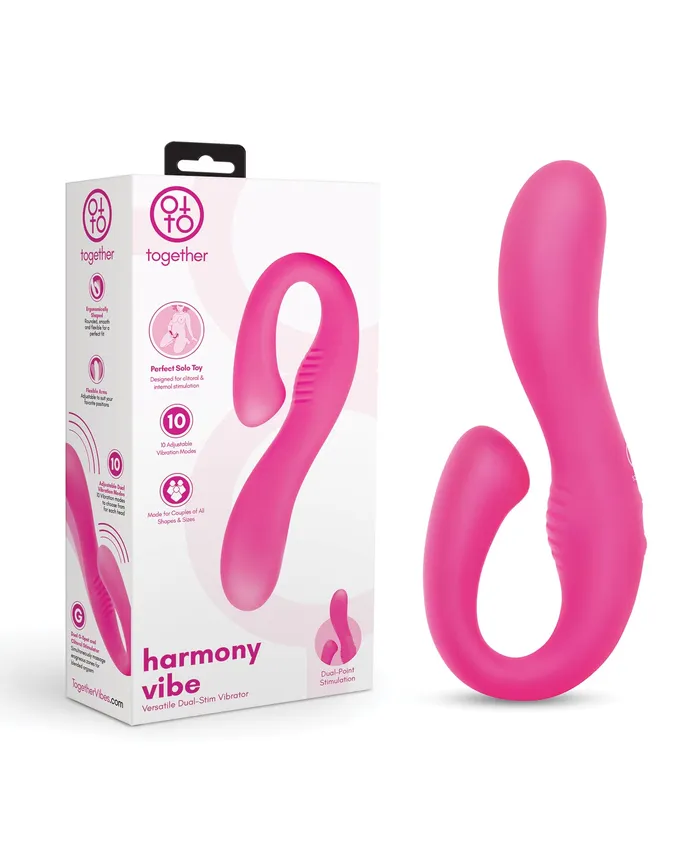 Together Toys Harmony Vibe Rechargeable Silicone Vibrator Pink Together Toys Vibrators Together Toys Harmony Vibe Rechargeable Silicone Vibrator Pink Together Toys Vibrators
