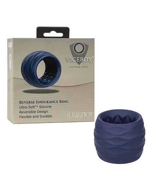 Viceroy Male Sex Toys Viceroy Reverse Endurance Ring Silicone Cock Ring Blue Viceroy Male Sex Toys Viceroy Reverse Endurance Ring Silicone Cock Ring Blue