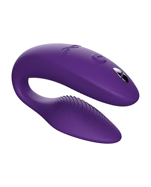 We Vibe Female Sex Toys WeVibe Sync 2 Rechargeable Silicone Couples Vibrator with Remote Control Purple