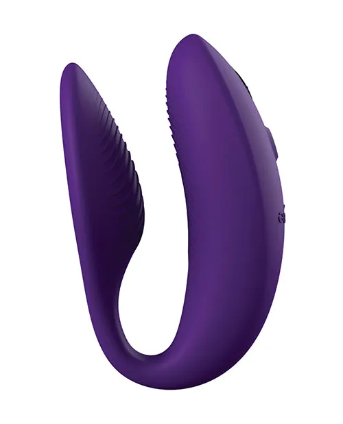 We Vibe Female Sex Toys WeVibe Sync 2 Rechargeable Silicone Couples Vibrator with Remote Control Purple