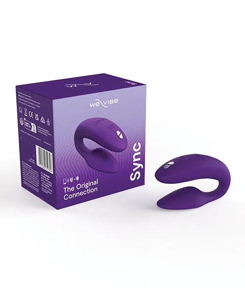 We Vibe Female Sex Toys WeVibe Sync 2 Rechargeable Silicone Couples Vibrator with Remote Control Purple