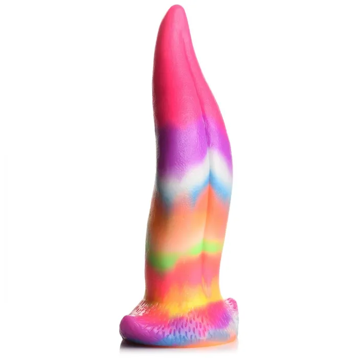 XR Brand Female Sex Toys Unicorn Kiss Unicorn Tongue GlowintheDark Silicone Dildo