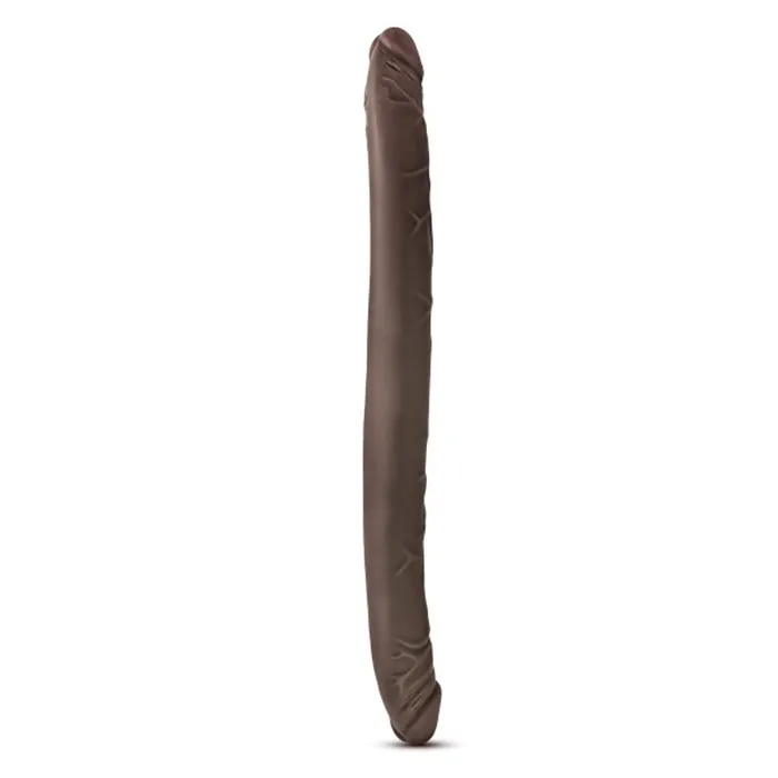 Blush Dildos Dr Skin 16 Inch Double Dildo Chocolate