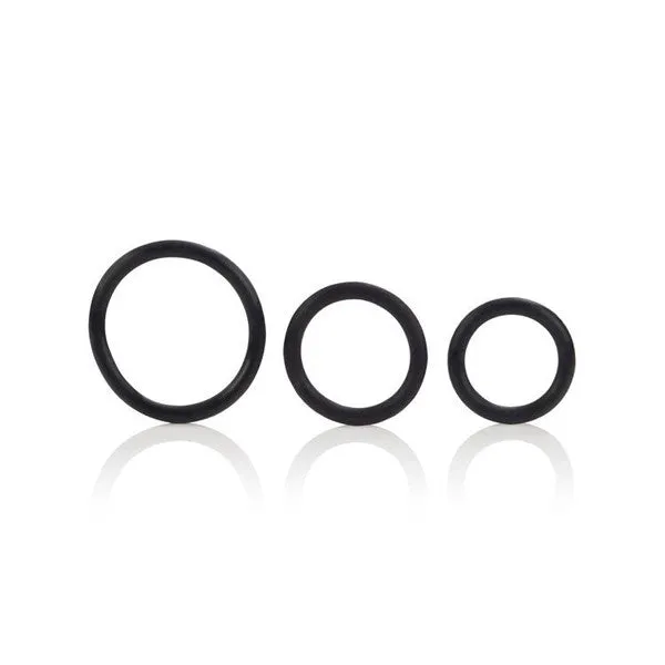 CalExotics Anal Rubber Ring Set Black 3