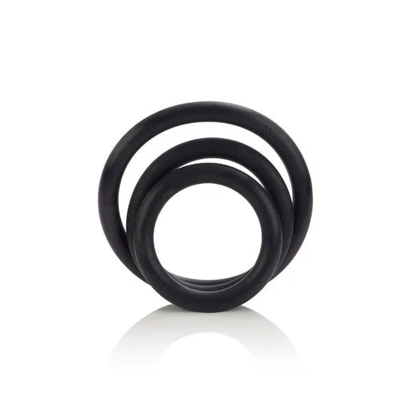 CalExotics Anal Rubber Ring Set Black 3