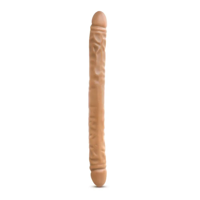 Dr Skin 18 Inch Double Dildo Mocha Blush Dildos
