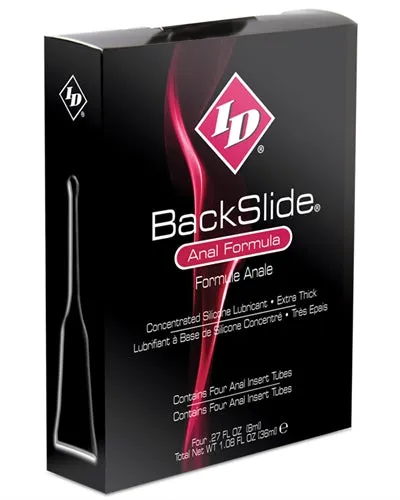ID Backslide Silicone Lubricant 8ml Long Tube 4pack ID Lubricants Lubricants ID Backslide Silicone Lubricant 8ml Long Tube 4pack ID Lubricants Lubricants
