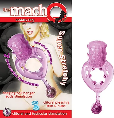 Nasstoys The Macho Ecstasy Ring Purple Vibrators
