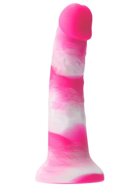 NS Novelties Dildos Colours Pleasures Yum Yum 8 in Dildo Pink