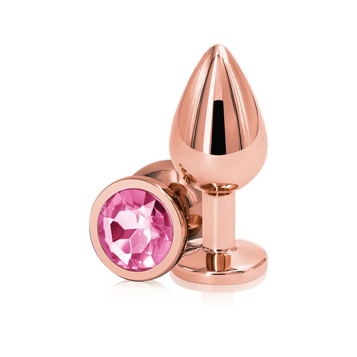 nsnovelties Vibrators Rear Assets Rose Gold Medium Pink