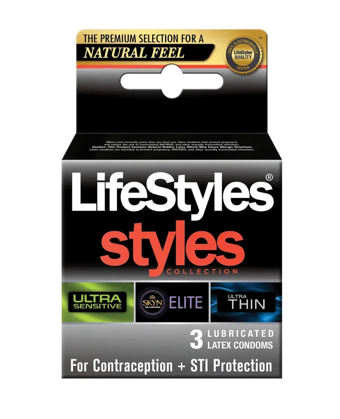 Paradise Marketing Vibrators Lifestyles Styles Sensitive 3 Pk