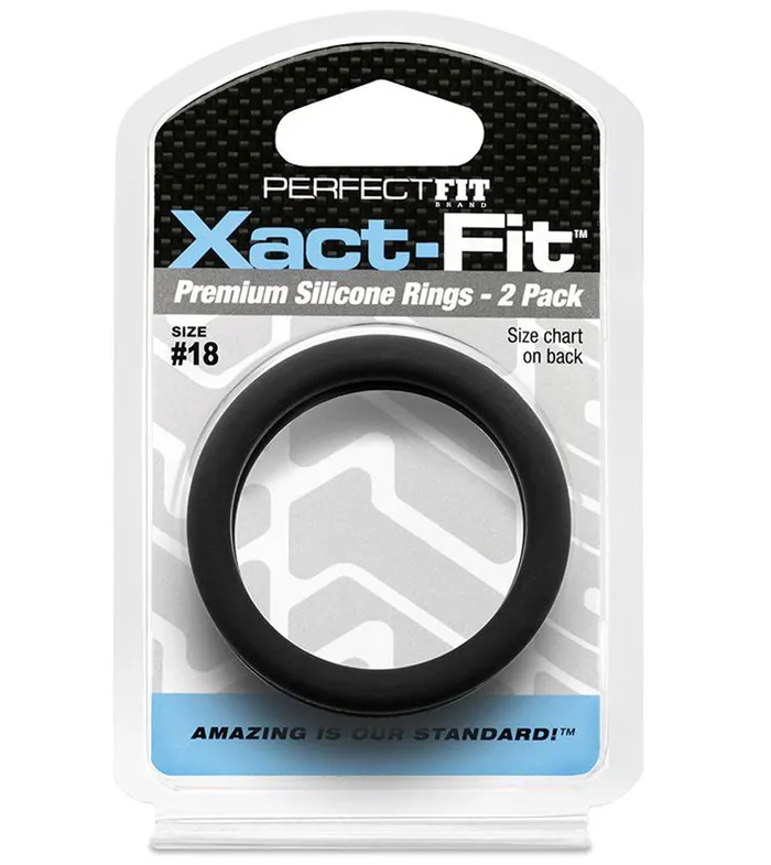 Perfect Fit Male Sex Toys XactFit Ring 2Pack 18