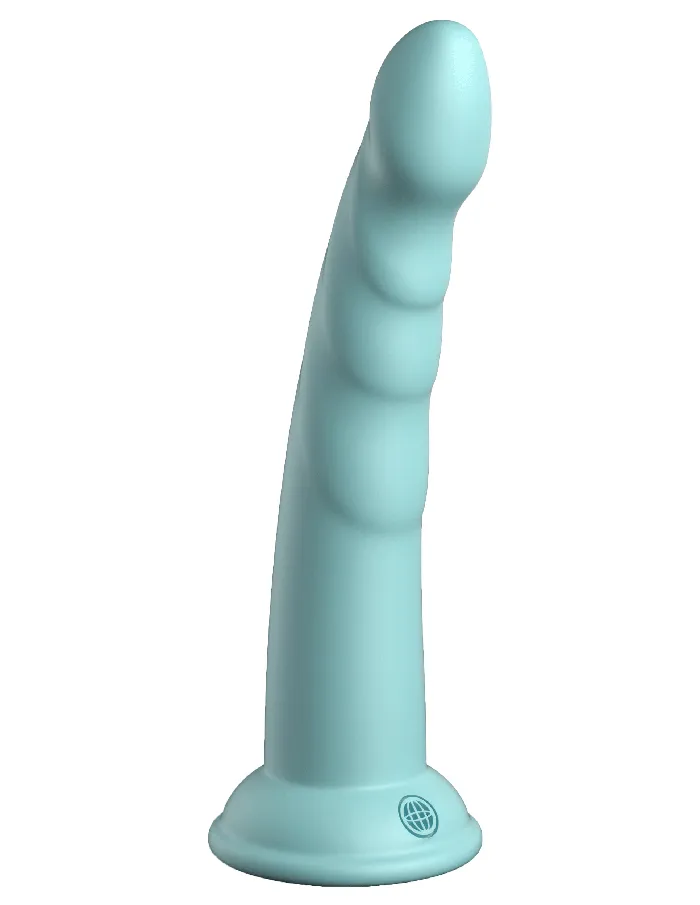 Pipedream Dildos Dillio Platinum Slim Seven 7 Inch Dildo Teal