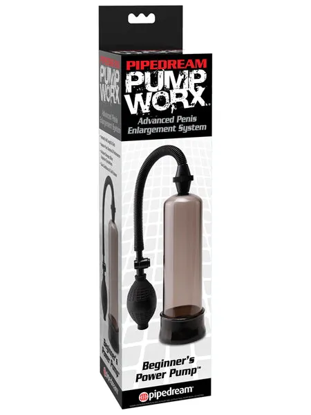 PW Beginners Power Pump Black Pipedream Products Anal