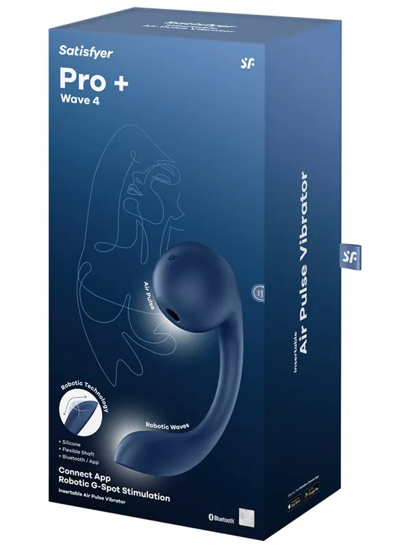 Satisfyer Vibrators Satisfyer Pro Plus Wave 4 Blue Satisfyer Vibrators Satisfyer Pro Plus Wave 4 Blue