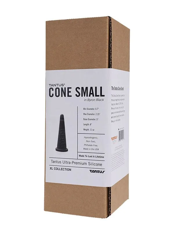 Tantus Anal Cone Small Black Tantus Anal Cone Small Black