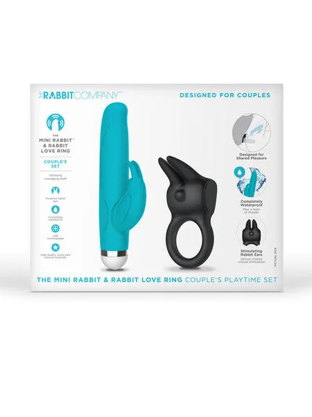 TRC Mini Rabbit And CRing Set The Rabbit Company Vibrators TRC Mini Rabbit And CRing Set The Rabbit Company Vibrators