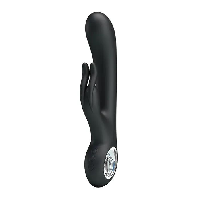 Vibrators Pretty Love Pretty Love Carina 7 Function Rabbit Syle Vibrator Black Vibrators Pretty Love Pretty Love Carina 7 Function Rabbit Syle Vibrator Black
